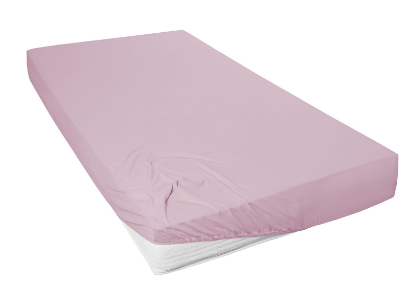 Primera Napínací prostěradlo, 90-100 x 200 cm / 140-160 x 200 cm / 180-200 x 200 cm (90-100 x 200 cm, lila fialová)