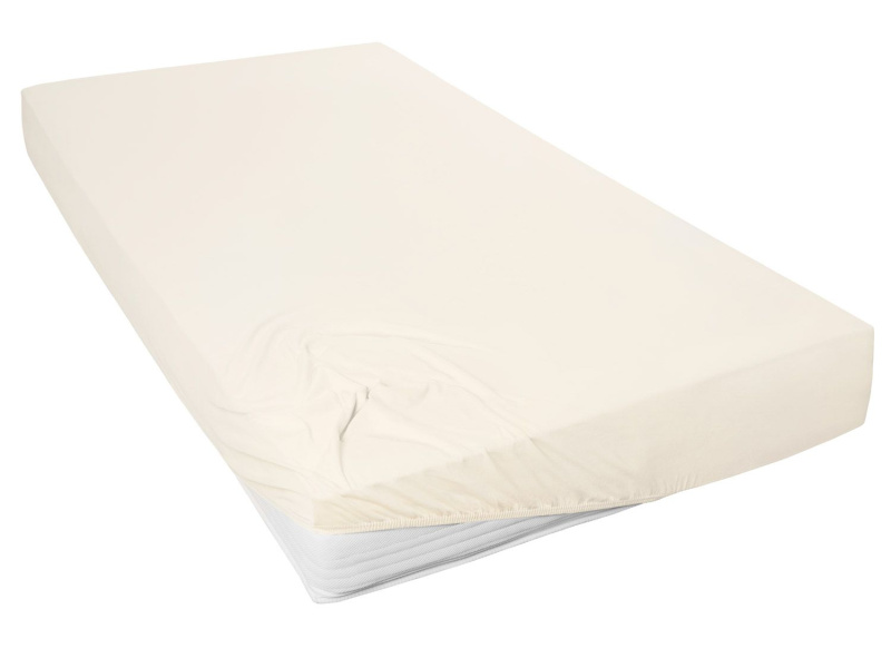 Primera Napínací prostěradlo, 90-100 x 200 cm / 140-160 x 200 cm / 180-200 x 200 cm (180-200 x 200 cm, přírodní)