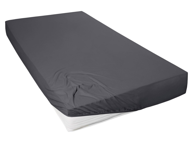 Primera Napínací prostěradlo, 90-100 x 200 cm / 140-160 x 200 cm / 180-200 x 200 cm (180-200 x 200 cm, antracitová)