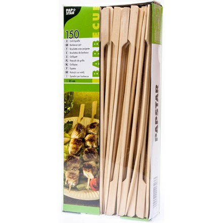 PAP STAR Špejle grilovací bambusové 25 cm 150 ks