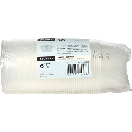 PAP STAR Miska na dresink 80 ml 50 ks