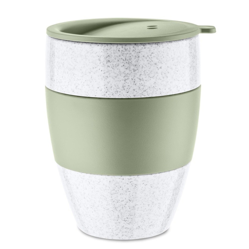 Koziol Thermohrnek AROMA TO GO 2,0 organic green 3589668 olivová