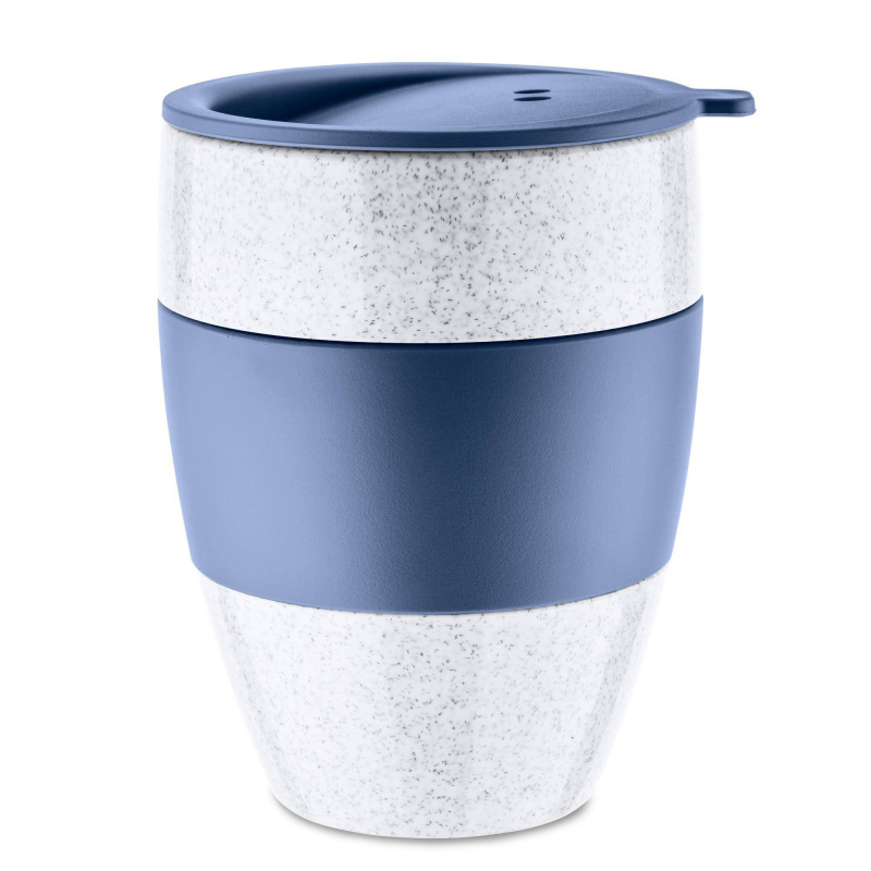 Termohrnek na kávu 400 ml AROMA TO GO 2,0, korálový, KOZIOL