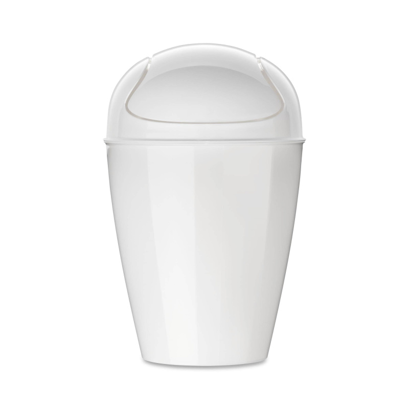 Odpadkový koš DEL S, 5 l, bílý, KOZIOL bílá
