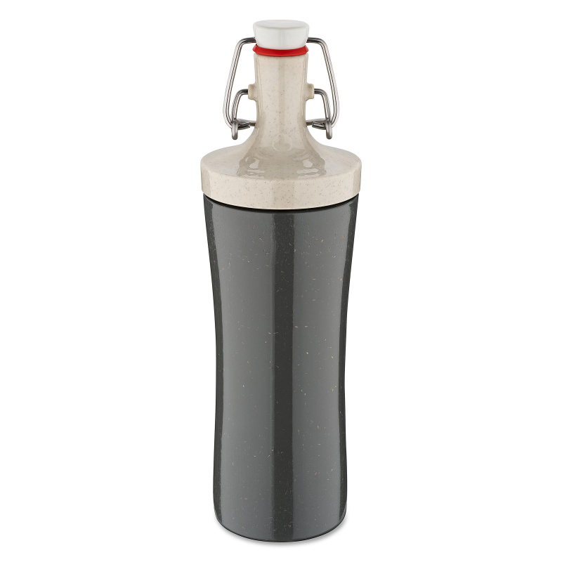 Láhev na vodu PLOPP TO GO, 425 ml, antracitová, KOZIOL antracitová