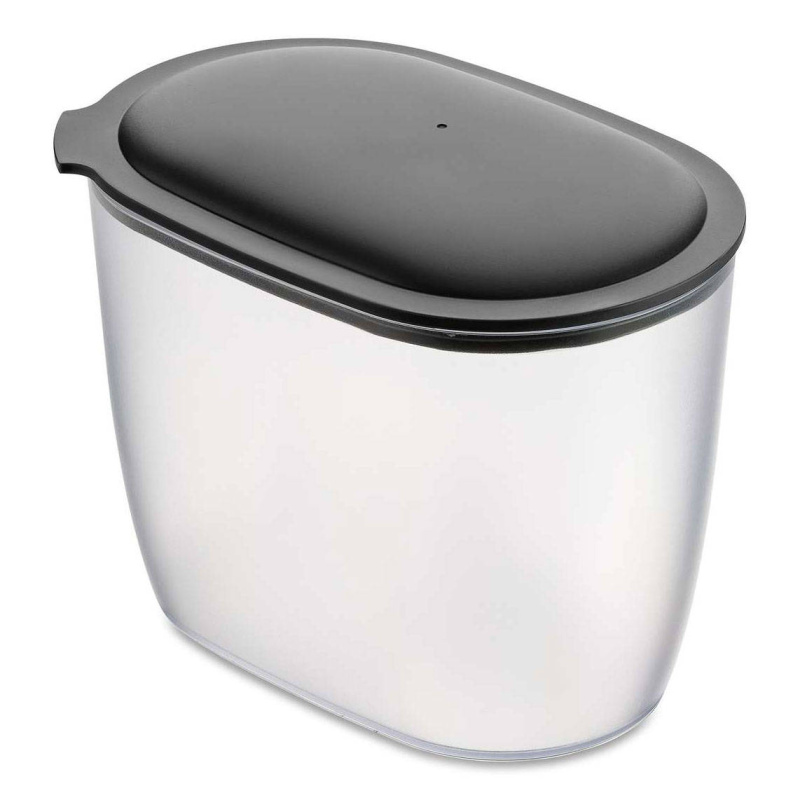 Dóza na potraviny s černým víkem OVAL, 1,4 L, KOZIOL černá