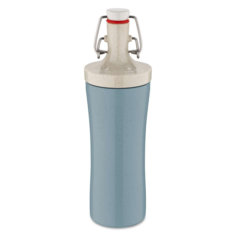 Láhev na vodu PLOPP TO GO, vodotěsný korek, 425 ml, KOZIOL modrá