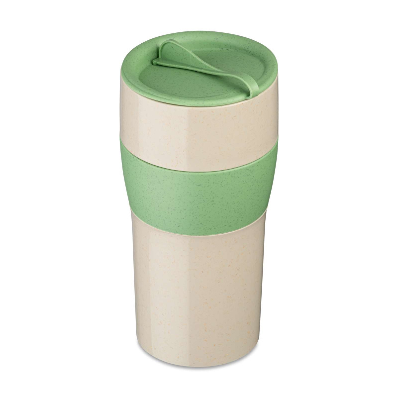 Termohrnek na kávu AROMA TO GO XL, 700 ml, KOZIOL, zelený zelená