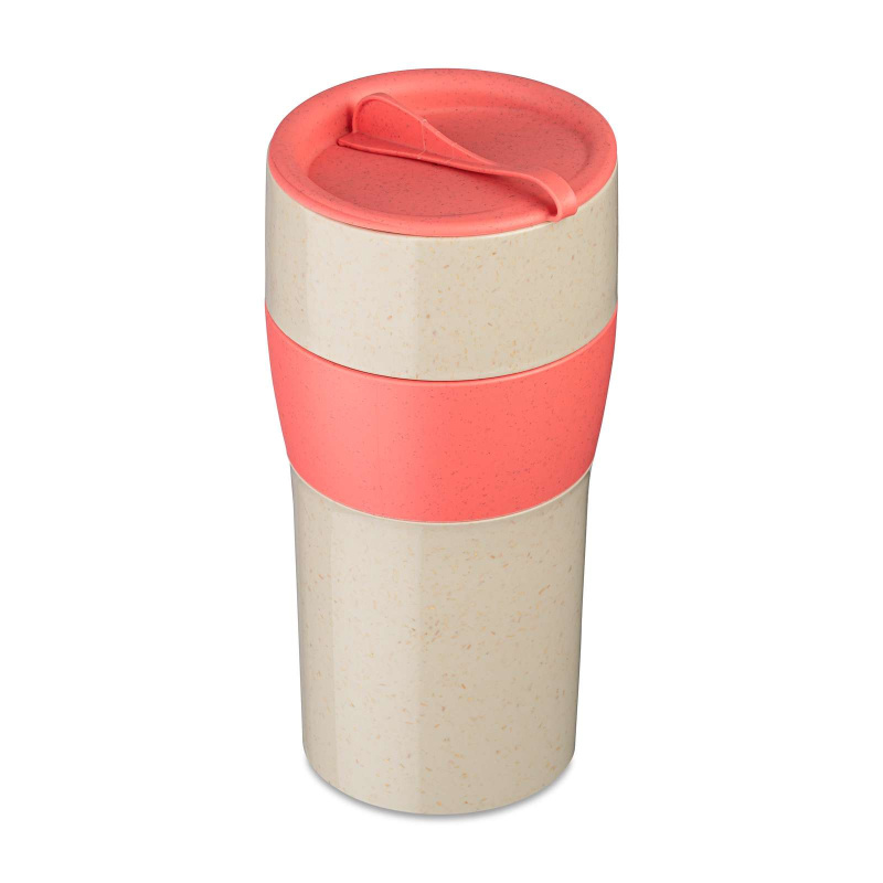 Termohrnek na kávu AROMA TO GO XL, 700 ml, KOZIOL, červený červená