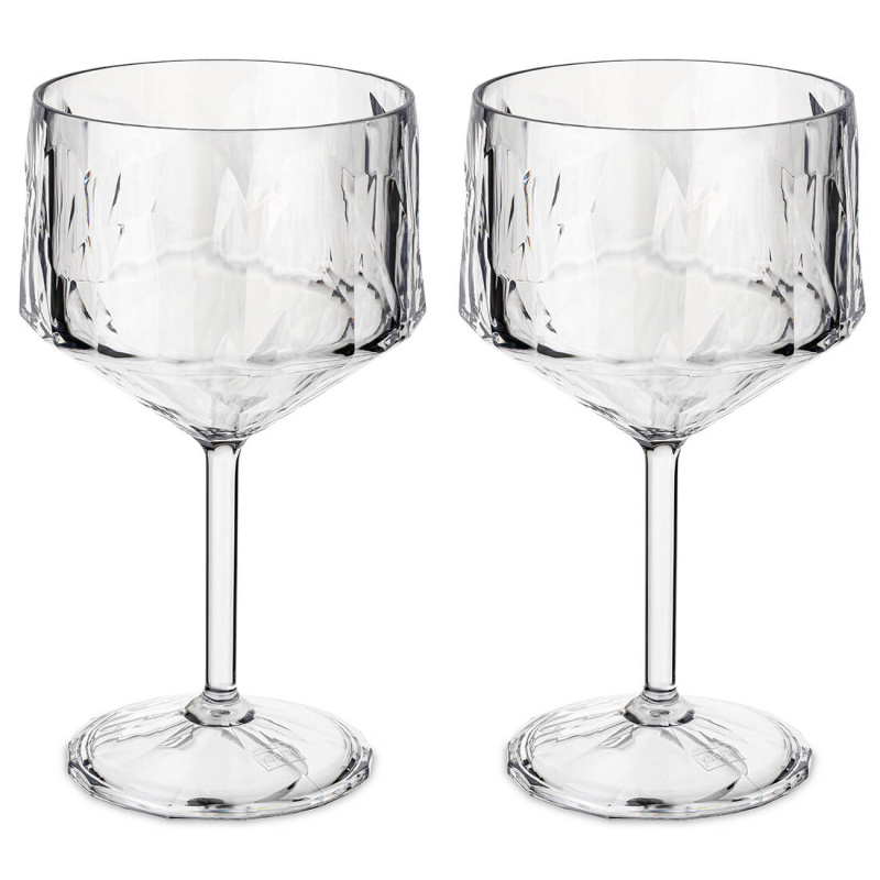 Sklenice na koktejly CLUB NO. 15 superglas, 400 ml, 2 ks, KOZIOL transparentní