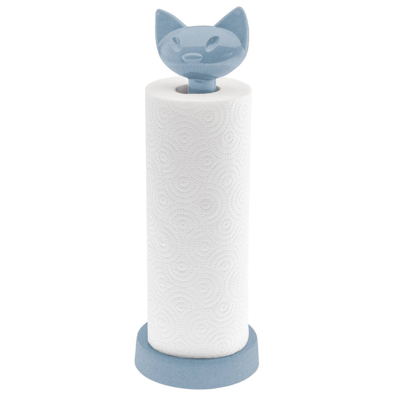 Stojan na kuchyňské utěrky MIAOU, KOZIOL modrá