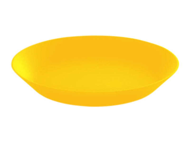 Koziol Piknikové nádobí (velký talíř, 255 mm, žlutá)