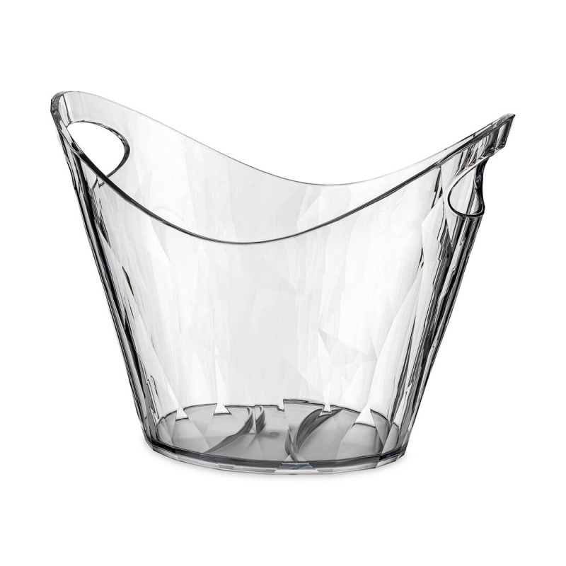 Cooler na led z superglas CLUB BUCKET, 6 l, KOZIOL transparentní