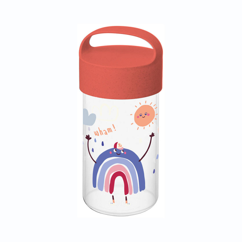 Koziol Láhev na vodu DREAMS, 500 ml, 17,7 x 8,1 cm, červená červená