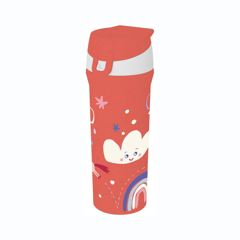 Koziol Láhev na vodu DREAMS, 500 ml, 20,5 x 8,5 cm, červená červená