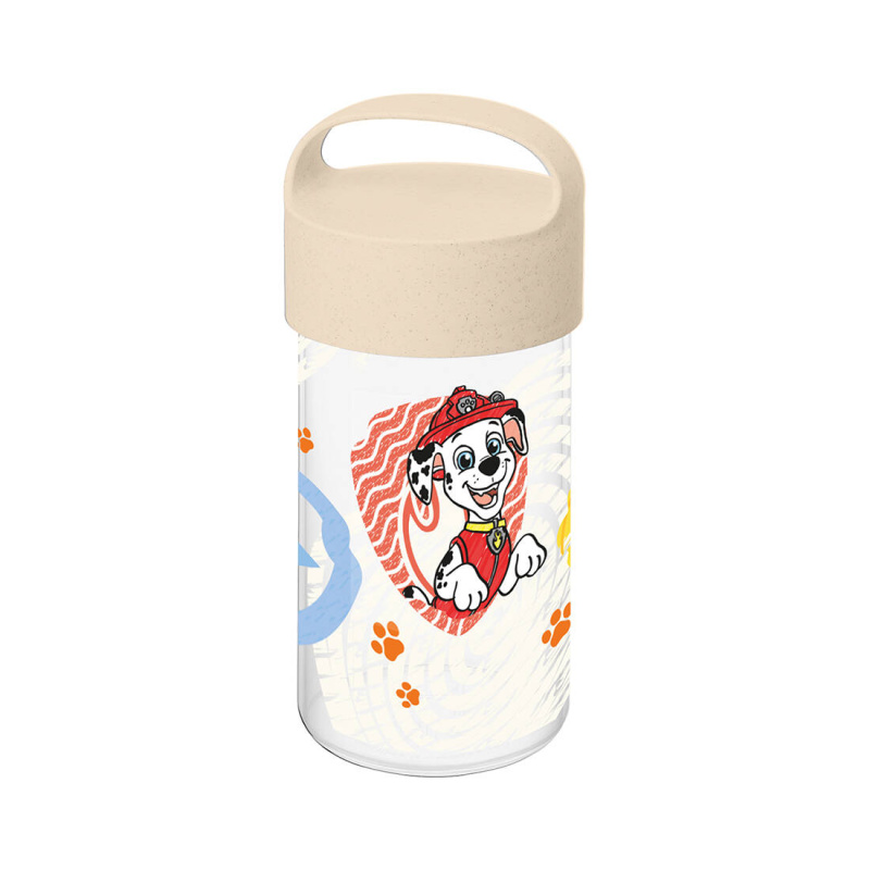 Koziol Láhev na vodu BUDDY SNACK Tlapková patrola, 500 ml, béžová béžová