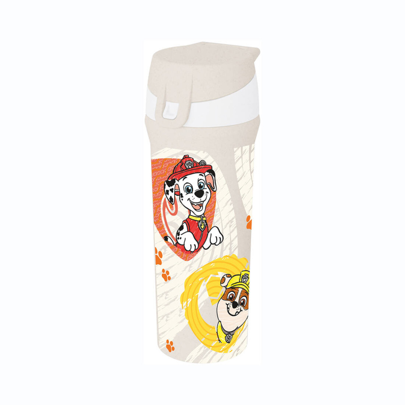 Koziol Láhev na vodu STAN Tlapková patrola, 500 ml, organická žlutá žlutá