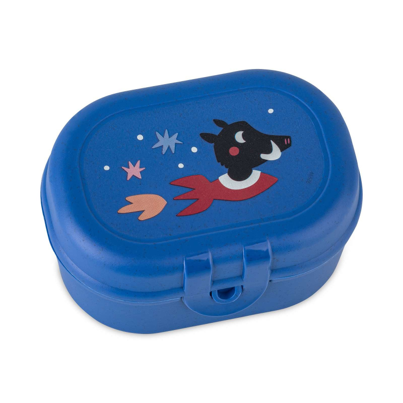 Dětský svačinový box PASCAL MINI DREAMS, tmavě modrý, KOZIOL tmavě modrý