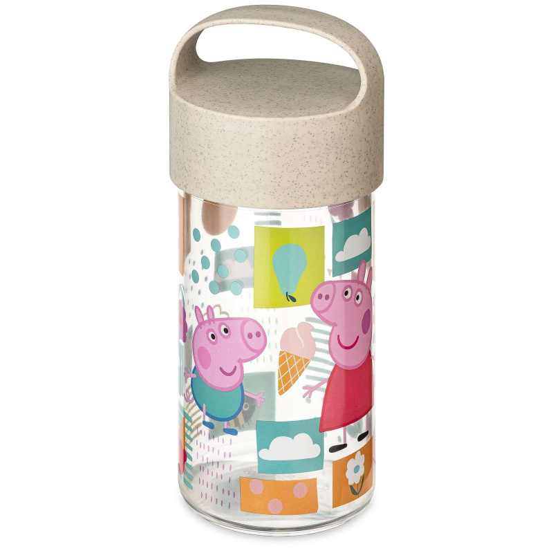 Box/láhev Buddy Snack Prasátko Peppa, 500 ml, KOZIOL béžová