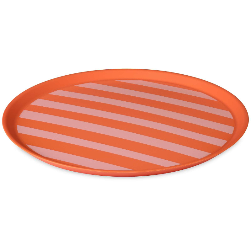 Dětský talíř NORA 25,5 cm, oranžový, KOZIOL modrý