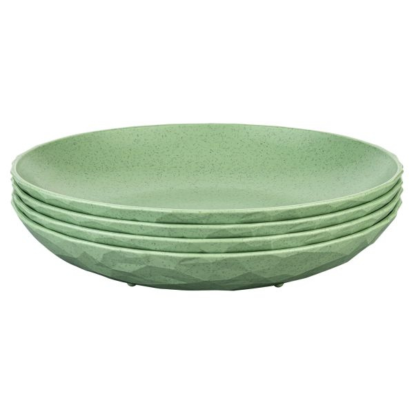 Sada 4 hlubokých talířů Koziol Club - různá barevná provedení Barva: Zelená