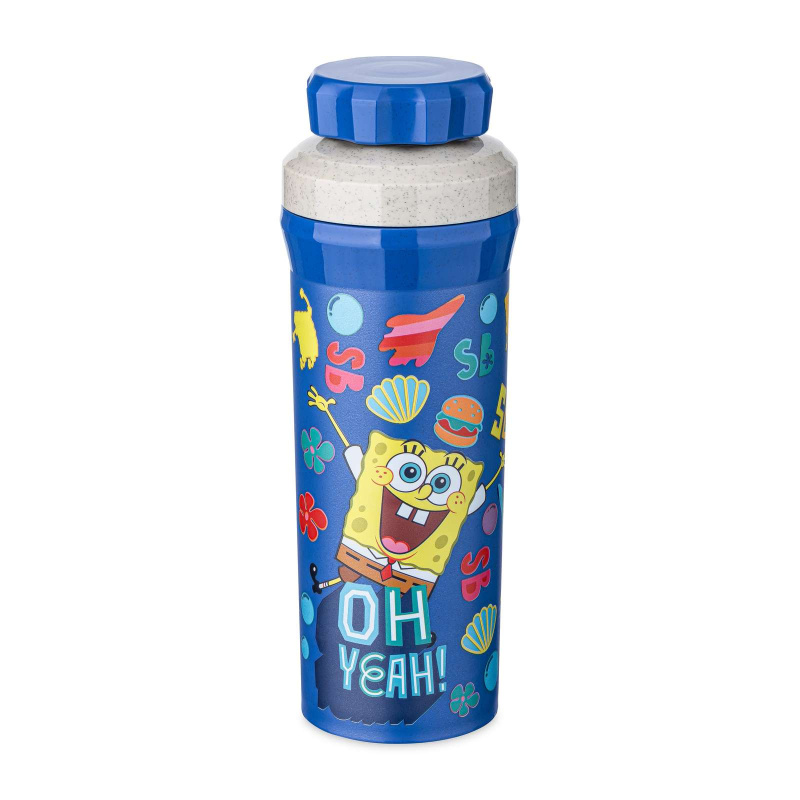 Láhev Olli Spongebob v kalhotách 500 ml, KOZIOL modrý