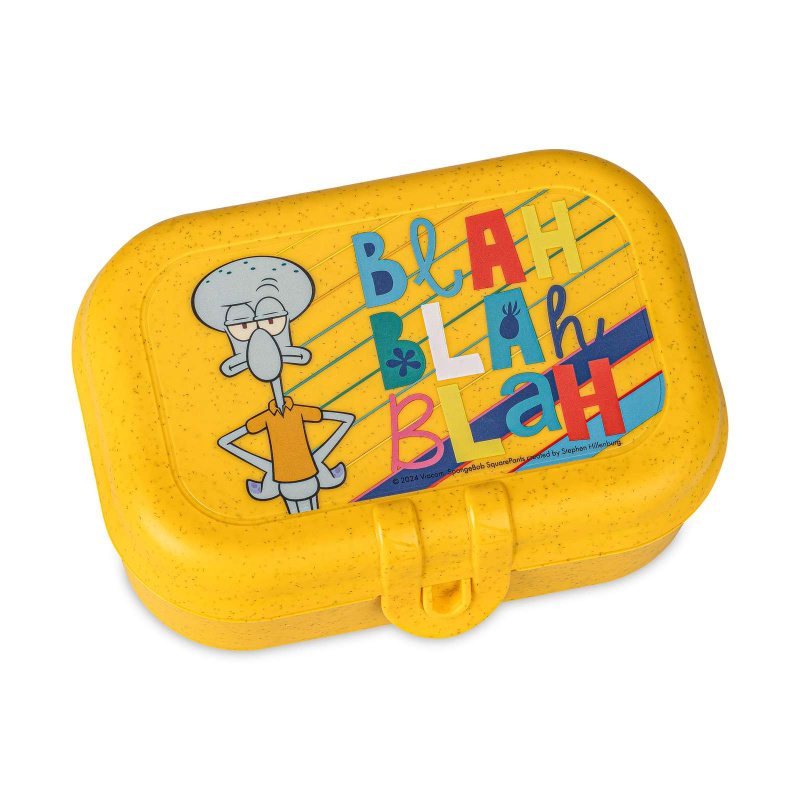 Svačinový box se 2 nádobami Pascal Ready Mini SpongeBob Sépiák, KOZIOL žlutý