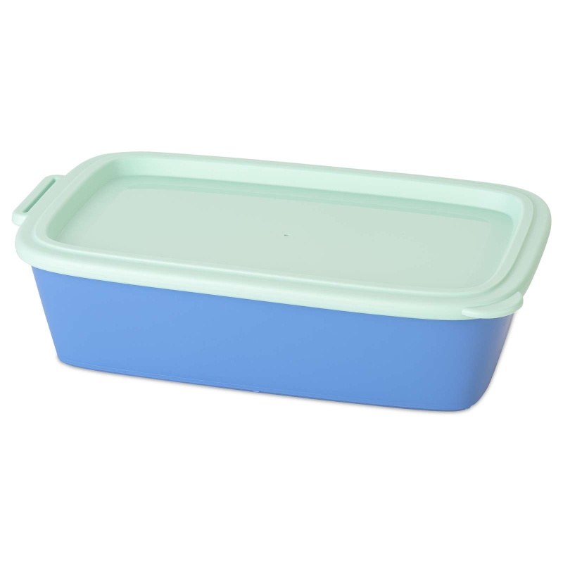 Miska s víkem NORA BOX, modrá, 1,4 l, KOZIOL modrý