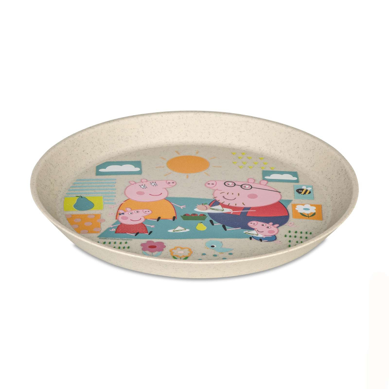Talíř CONNECT Prasátko Peppa, Ø 20,5 cm, KOZIOL béžová