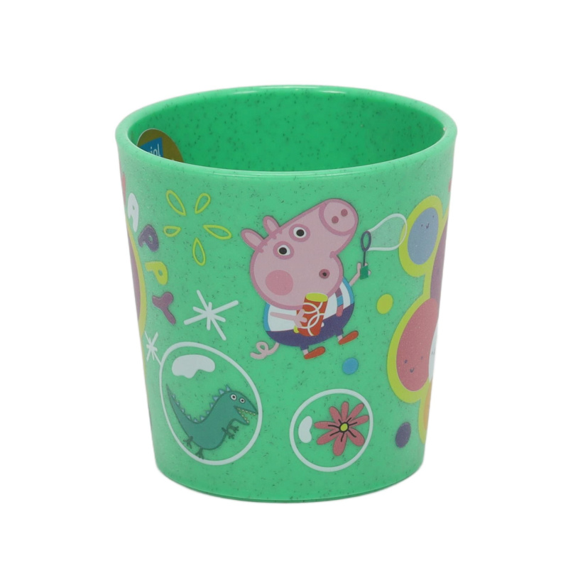 Hrnek CONNECT S Prasátko Peppa Pop, 190 ml, KOZIOL zelený