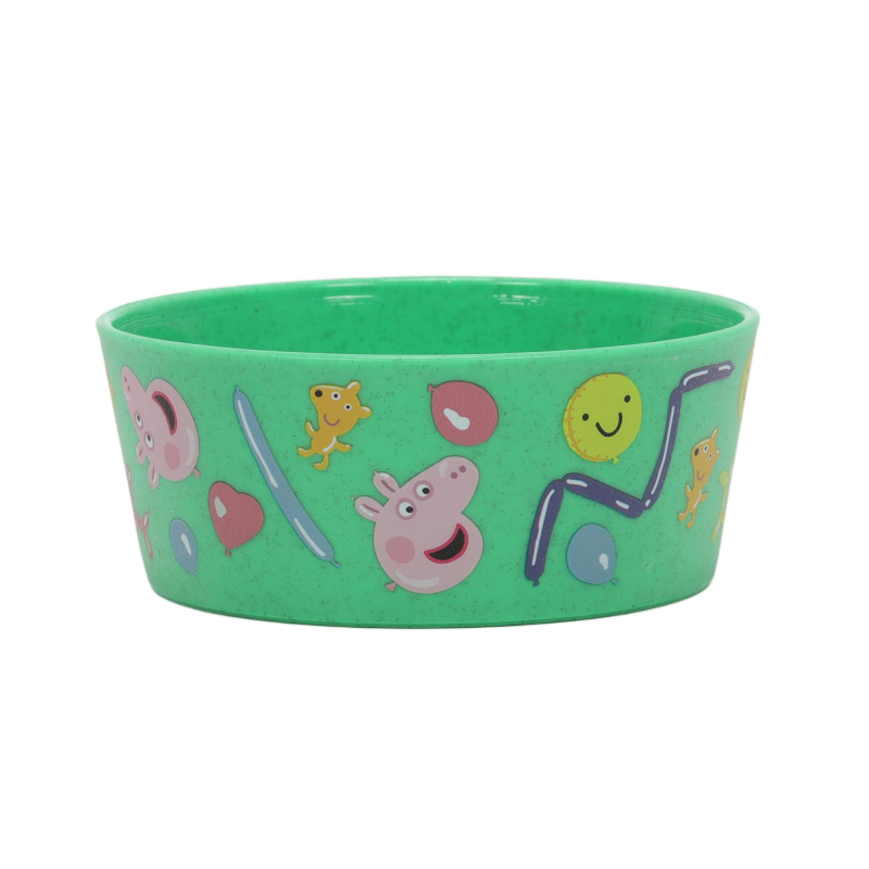 Miska CONNECT Prasátko Peppa Pop, 400 ml, KOZIOL zelený