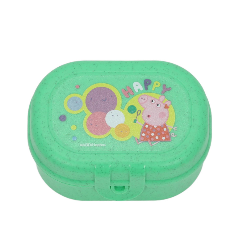 Svačinový box Pascal Mini Prasátko Peppa Pop, KOZIOL zelený