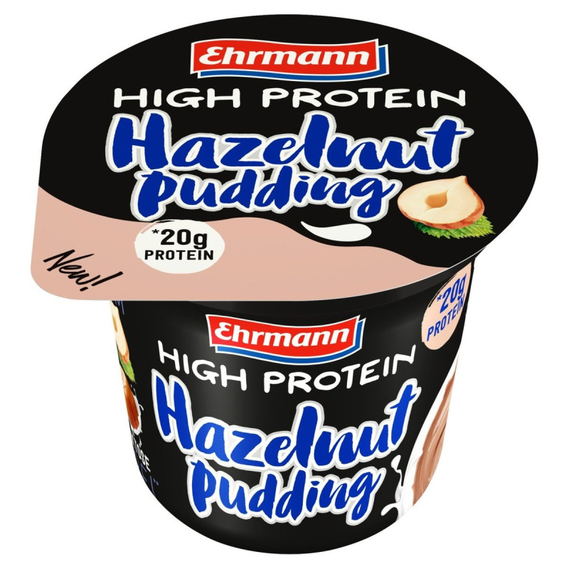 Ehrmann High Protein pudding lískový ořech