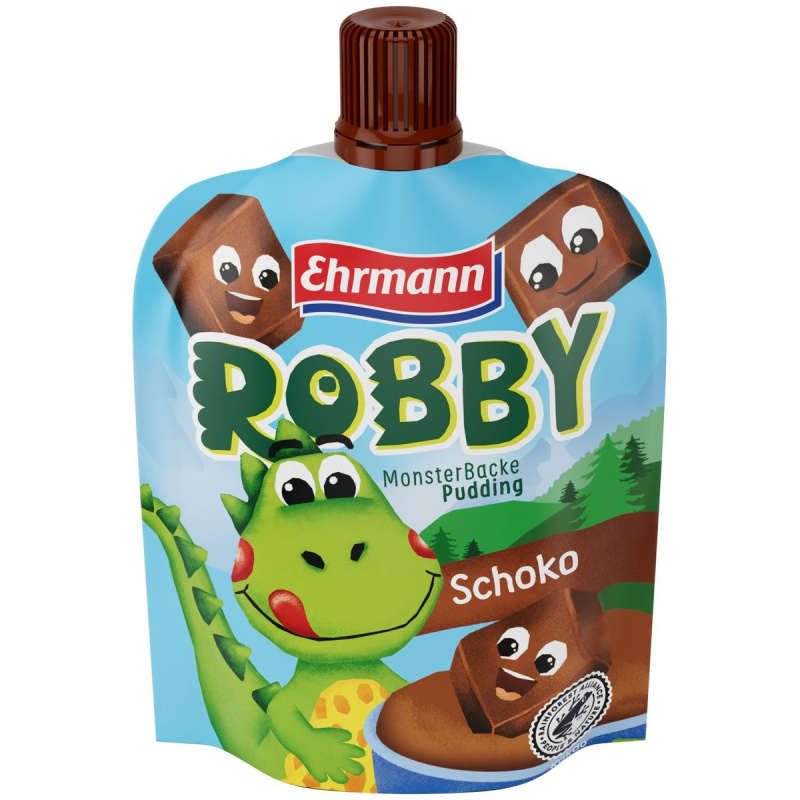 Ehrmann Robby puding čokoláda, kapsička