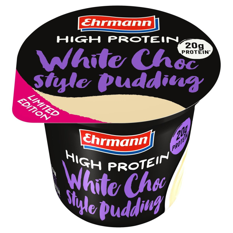Ehrmann High Protein puding s příchutí bílé čokolády