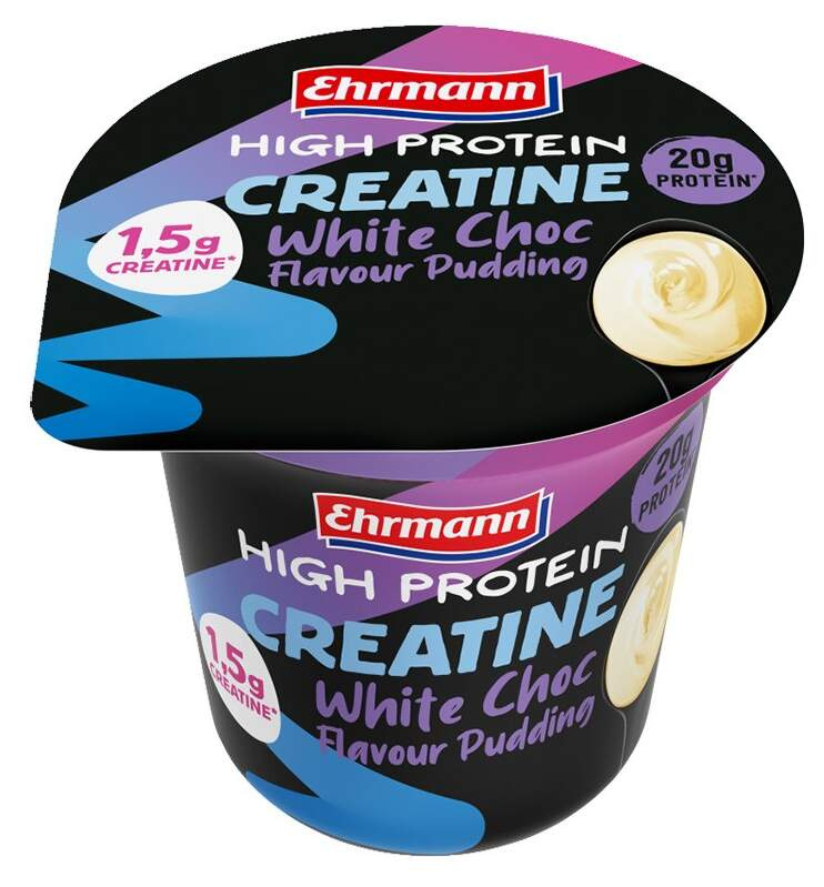 Ehrmann High Protein Creatine pudding bílá čokoláda