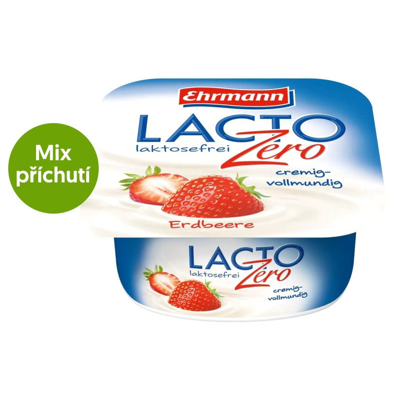 Ehrmann LactoZero bezlaktózový jogurt řeckého typu MIX
