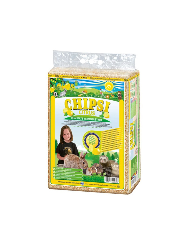 CHIPSI lisované hobliny 60 l citrus
