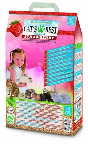 Cats Best UNIVERSAL JAHODA pelety 10 l/ 5,5 kg