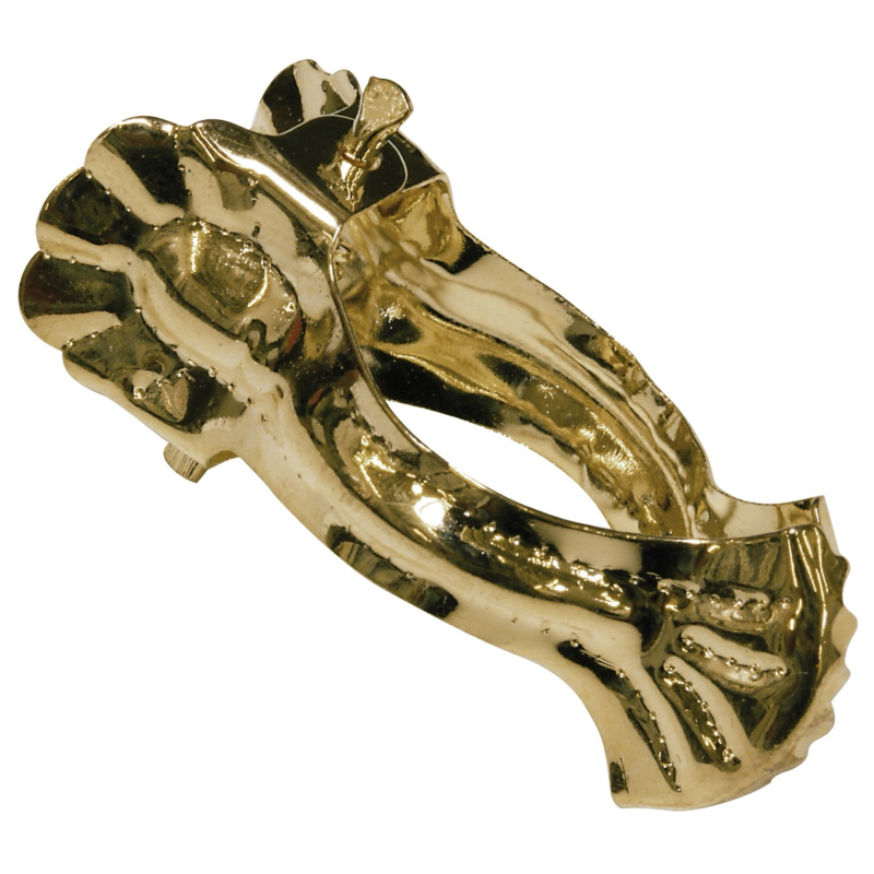 Gardinia Dunajská spona, mosaz, 6 ks