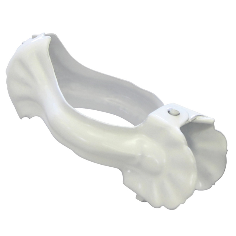 Gardinia Dunajská spona, bílá, 6 ks