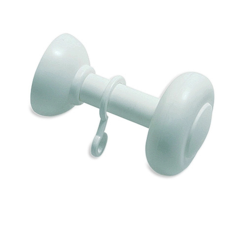 Gardinia Držák závěsů Bifo s háčkem bílý 8 cm