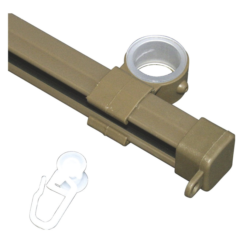 Gardinia U kolejnička kov bronz 150 cm