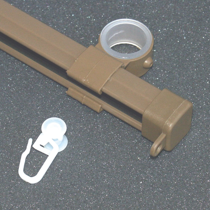 Gardinia U kolejnička kov béžová 290 cm