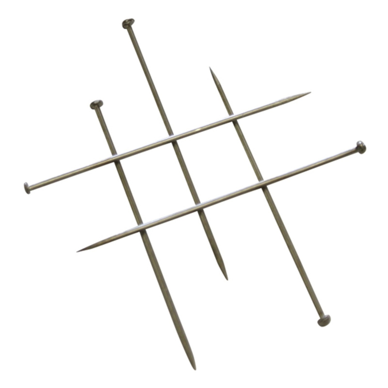 Gardinia Špendlíky kov chrom, 300 ks