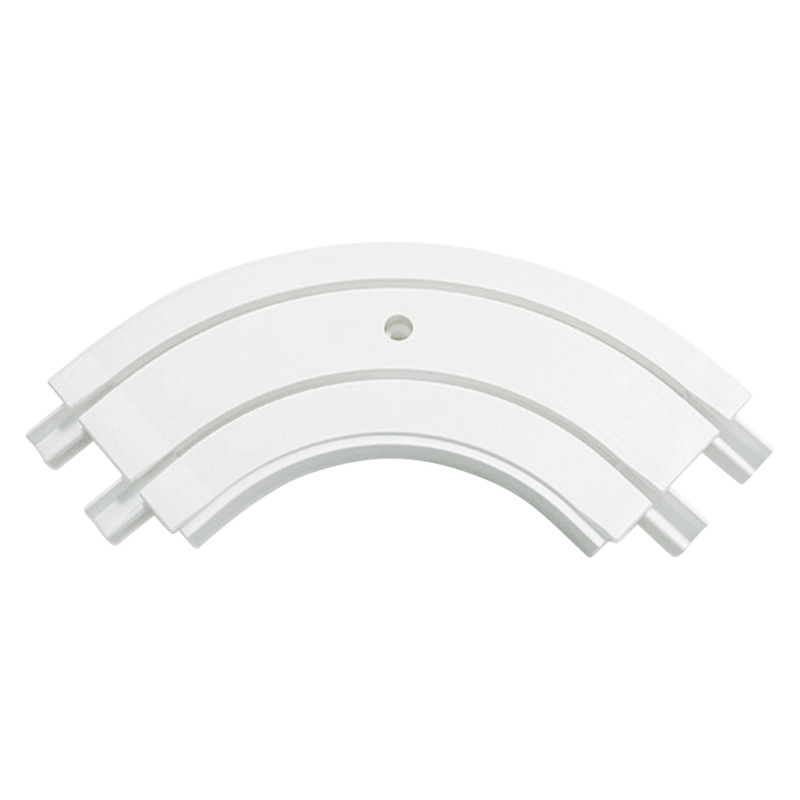 Gardinia Arkýřový oblouk dvoudrážkový GE2 bílý 17,5 cm x 17,5 cm
