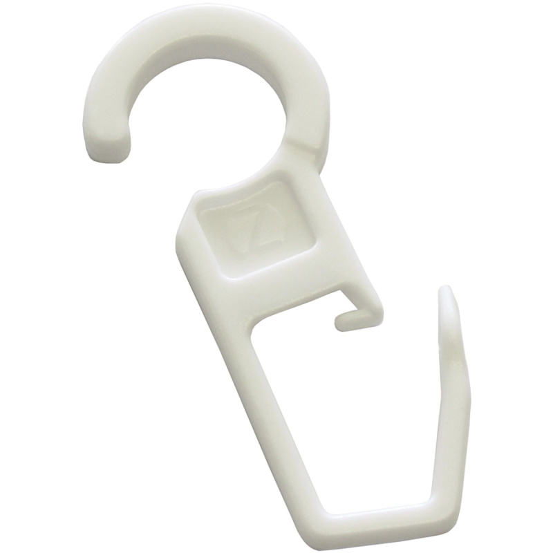 Gardinia Háček na záclony Lugano, bílá, 10 ks