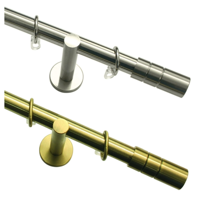 Gardinia Stylová souprava Zylinder vzhled nerezové oceli, pr. 20 mm, 120 cm