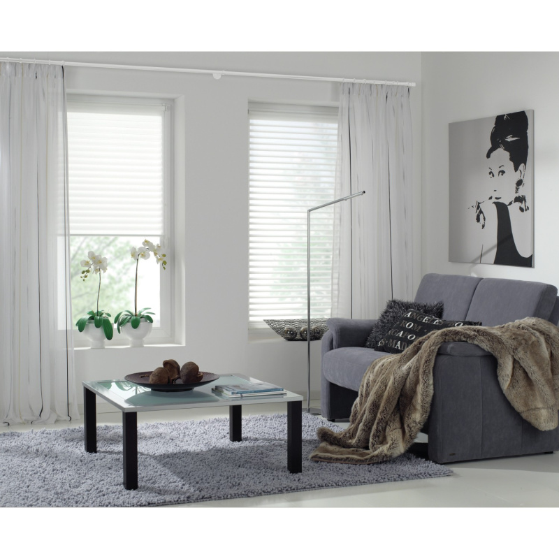 Gardinia Tyč Chicago bílá průměru 20 mm 200 cm