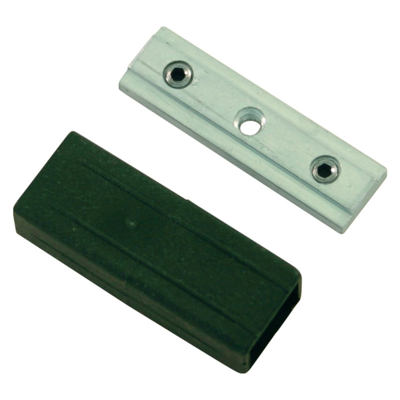 Gardinia Spojka kolejniček Luxor hliník černá